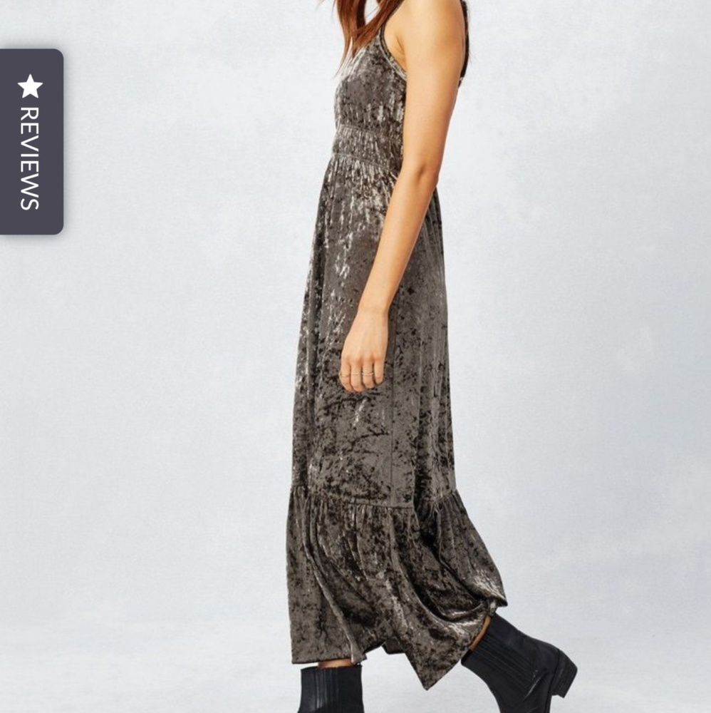 Velvet Maxi Dress L